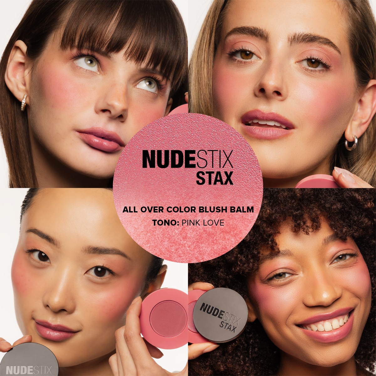 NUDESTIX STAX ALL OVER COLOR BLUSH BALM (RUBOR EN CREMA PARA ROSTRO)